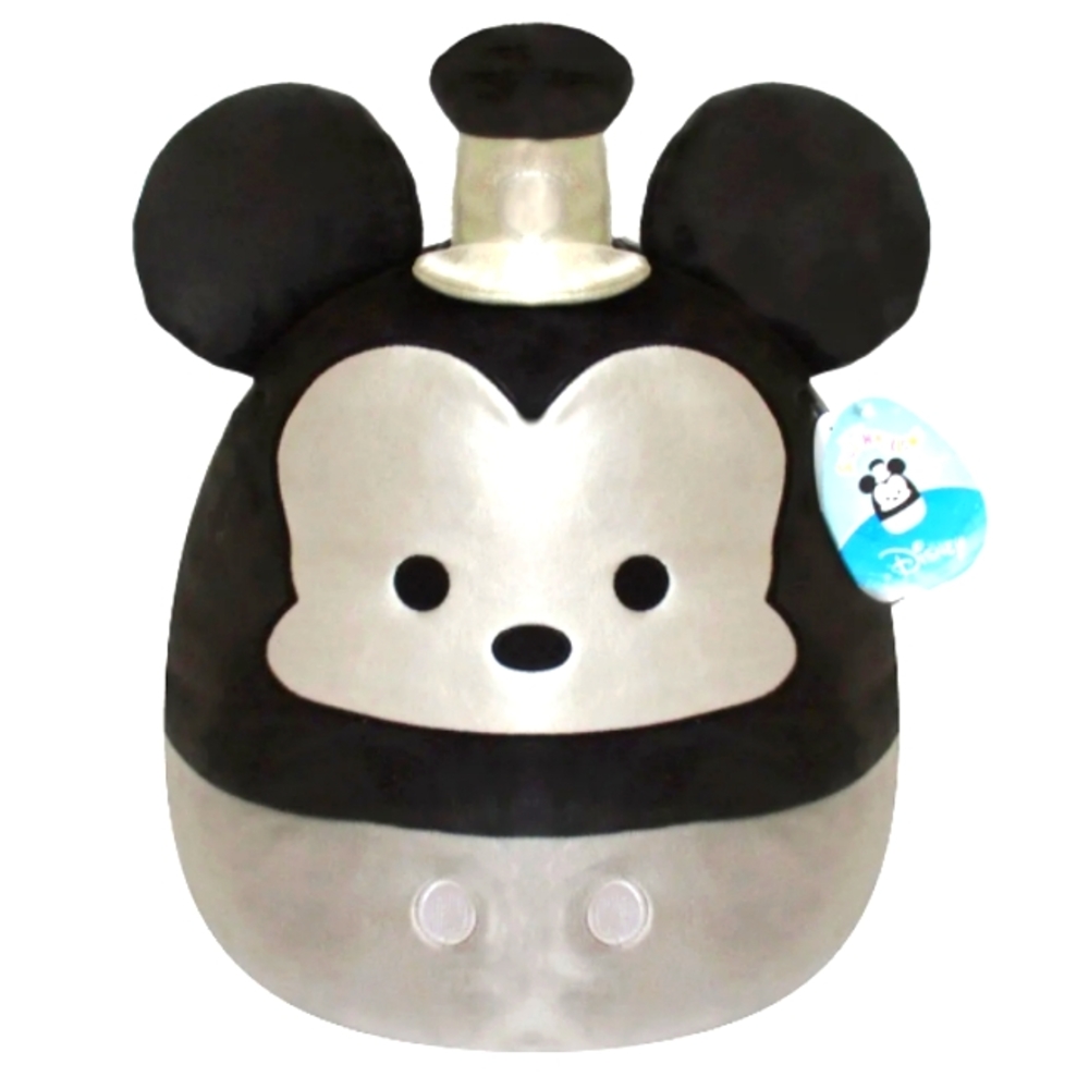 NWT DISNEY BABY STEAMBOAT WILLIE MICKEY MOUSE PLUSH SQUISMELLOW